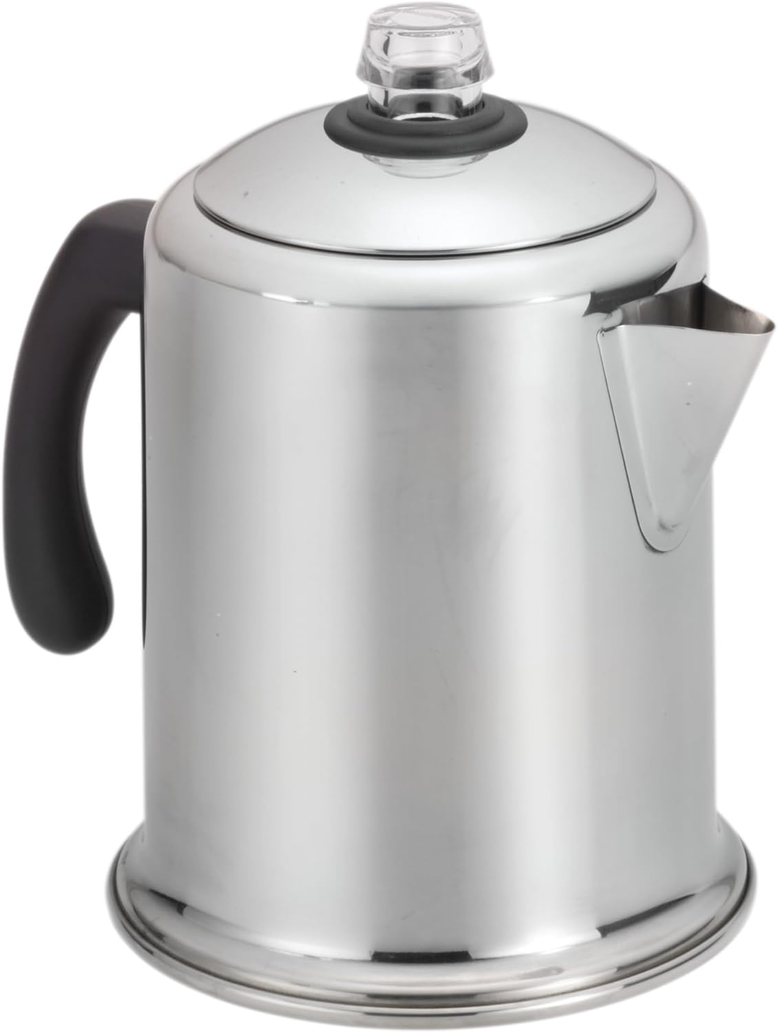 TimberAura Classic Yosemite Stainless Steel Coffee Percolator - 8 Cup, Silver,Stovetop